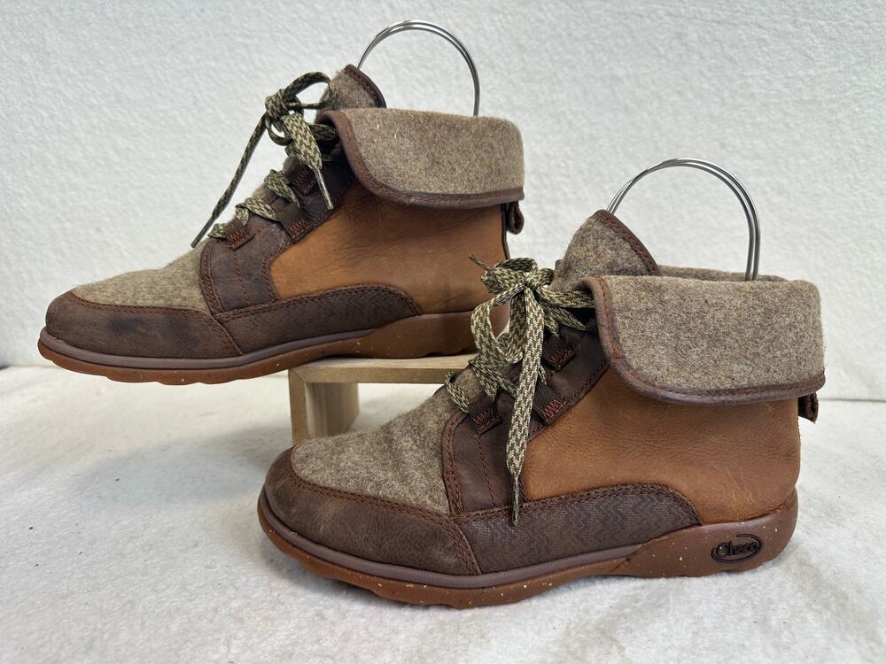 Chaco Women's Barbary Casual Boots Pinecone Size 8 Waterproof Leather Gorpcore